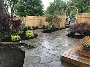 flagstone patio